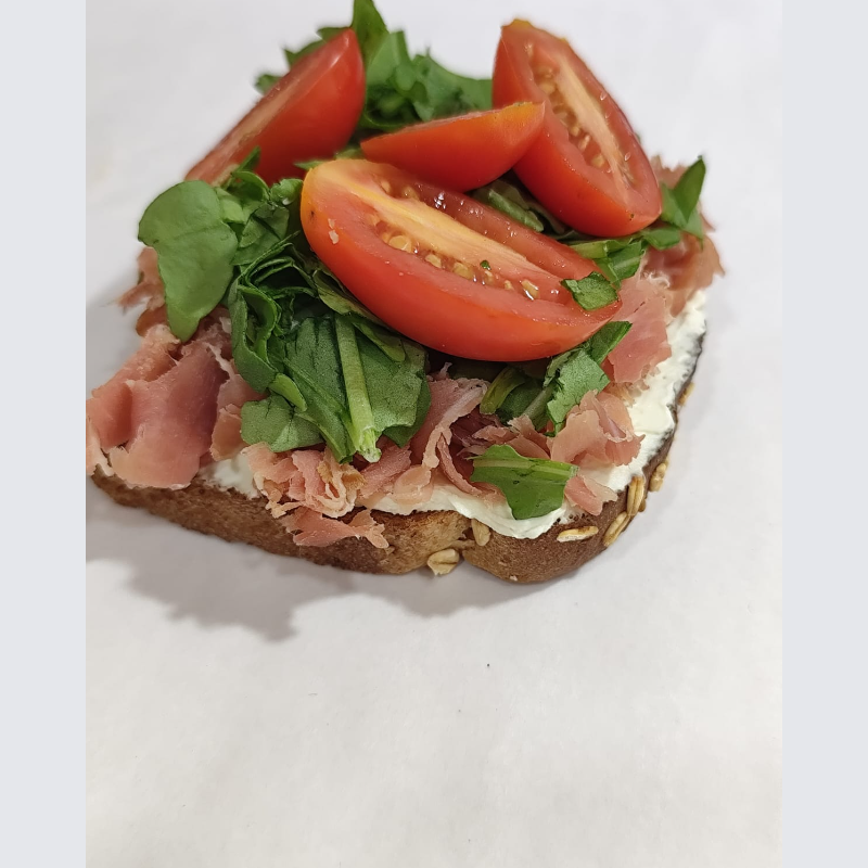 TOSTADA JAMÓN CRUDO